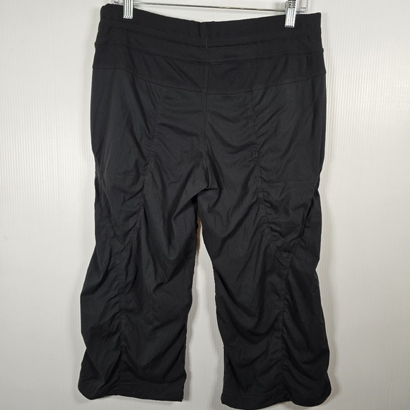 Lululemon Black Dance Studio Capri-Length Drawstring Athletic Pants Size 8 - Picture 2 of 15